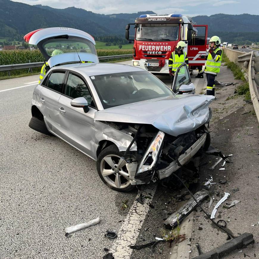 Verkehrsunfall S36 Murtal-Schnellstraße