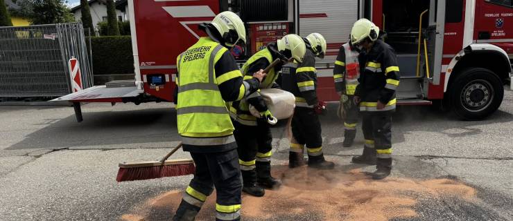 Ölbindearbeiten
