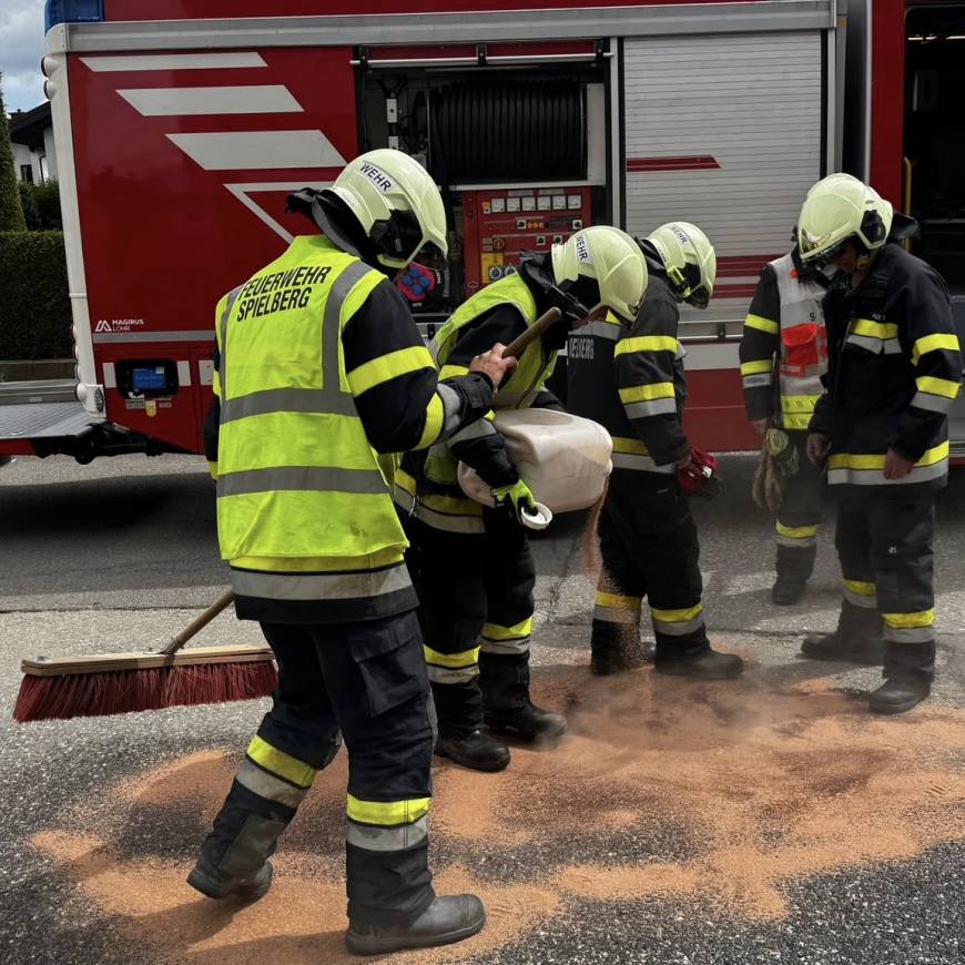 Ölbindearbeiten